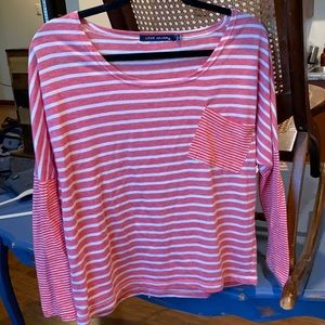 Pink stripped shirt